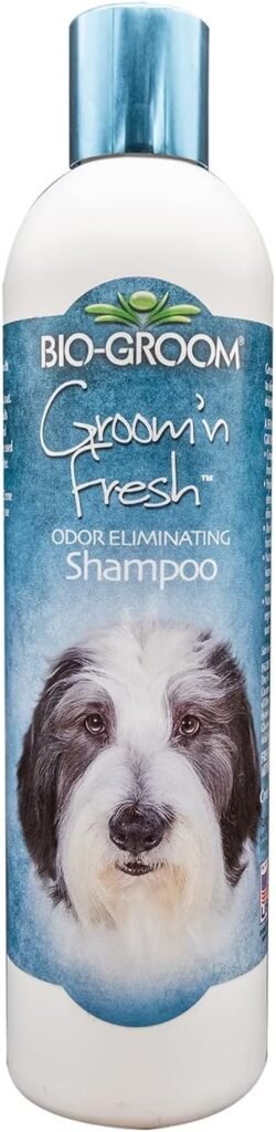 Bio-Groom Groomn Fresh Dog Shampoo – Odor Eliminating, Dog Bathing Supplies, Puppy Wash, Cat Dog Grooming Supplies, Cruelty-Free, Made in USA, Dog Products – 12 fl oz 1-Pack Bio-Groom Groomn Fresh Dog Shampoo – Odor Eliminating, Dog Bathing Supplies, Puppy Wash, Cat Dog Grooming Supplies, Cruelty-Free, Made in USA, Dog Products – 12 fl oz 1-Pack