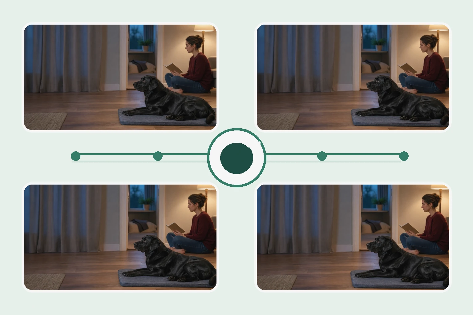 Illustrated owner guide for interpreting age-related stress and anxiety behaviors in dogs without presuming a diagnosis