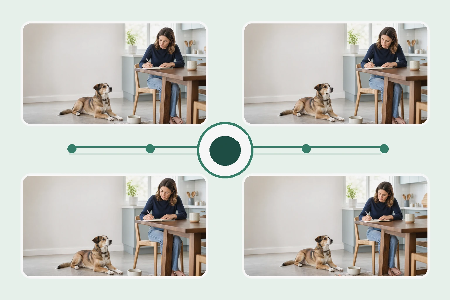 Illustrated owner guide for life-stage question-and-tracking framework for dog wellness conversations with veterinarians