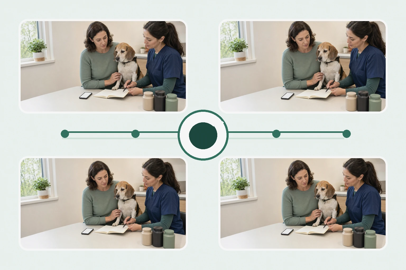Illustrated owner guide for seasonal multi-pillar dog supplement review for owners