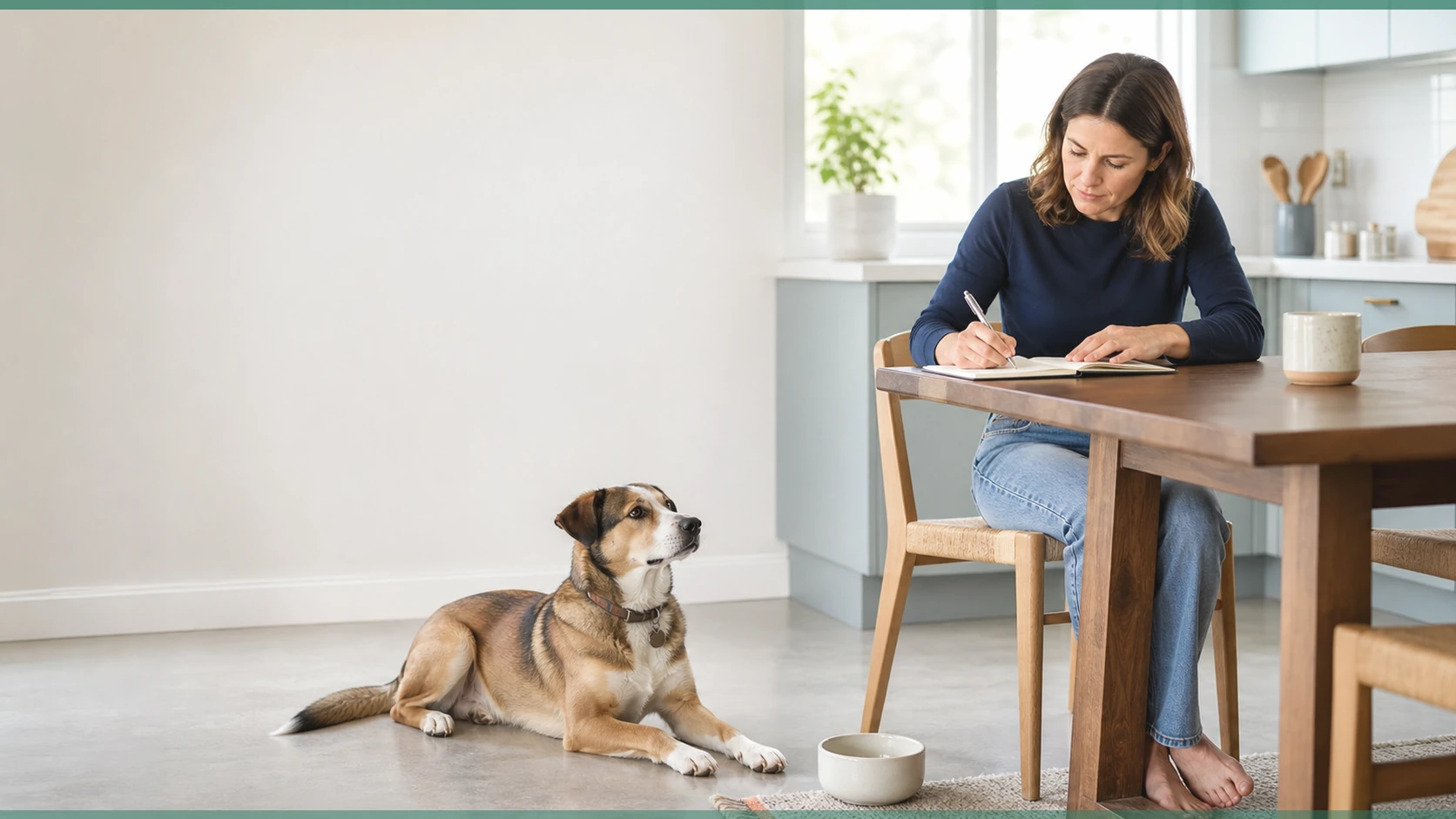 Healthy Paws Essentials scene illustrating how long can a dog be left alone? welfare and health considerations for modern owners