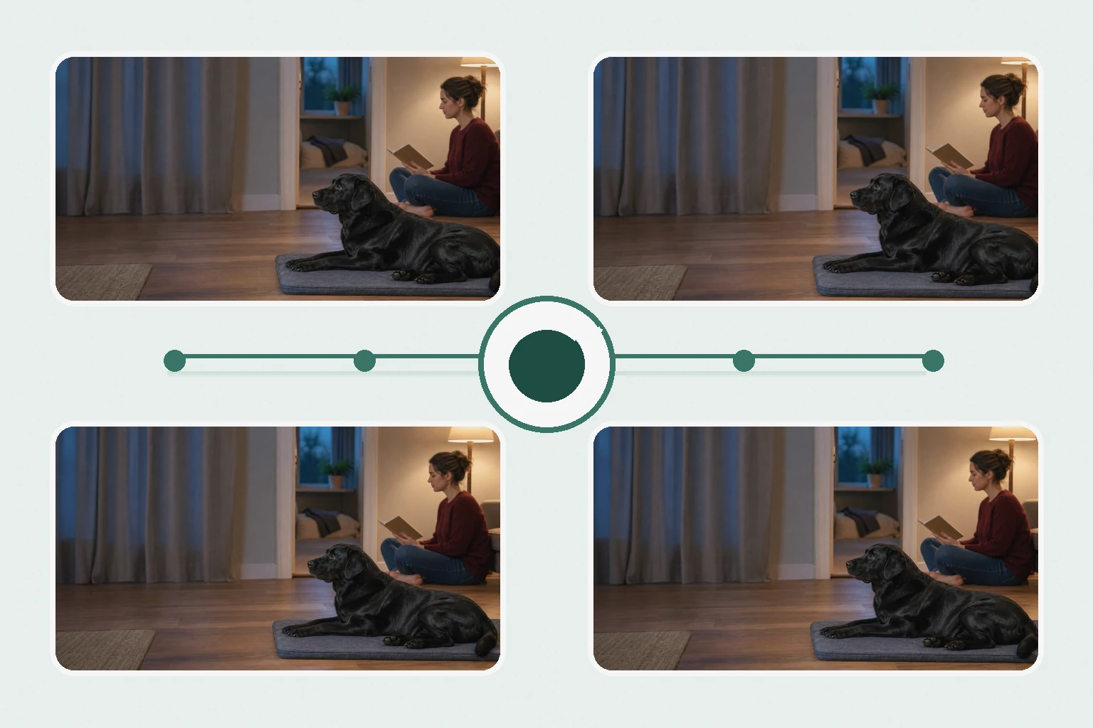 Illustrated owner guide for choosing appropriate mental enrichment activities for anxious dogs