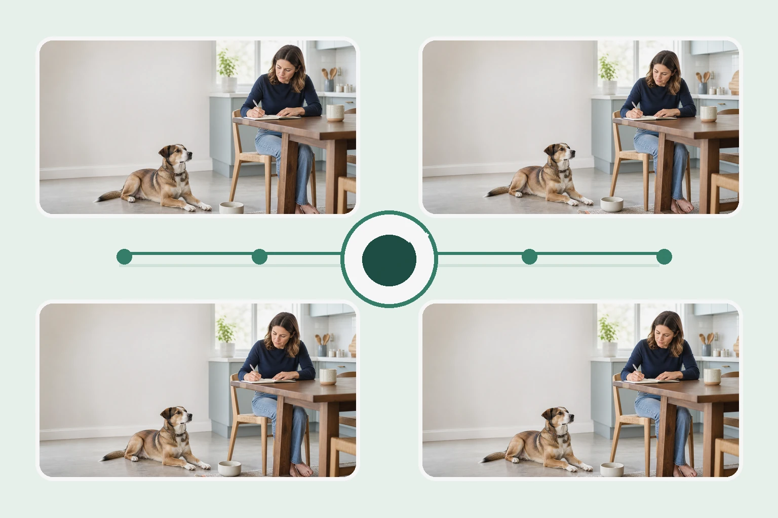Illustrated owner guide for structuring meal timing and portions for dogs with mild digestive sensitivity