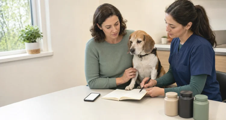 Healthy Paws Essentials scene illustrating deciding when to consider foundational wellness supplements for your dog