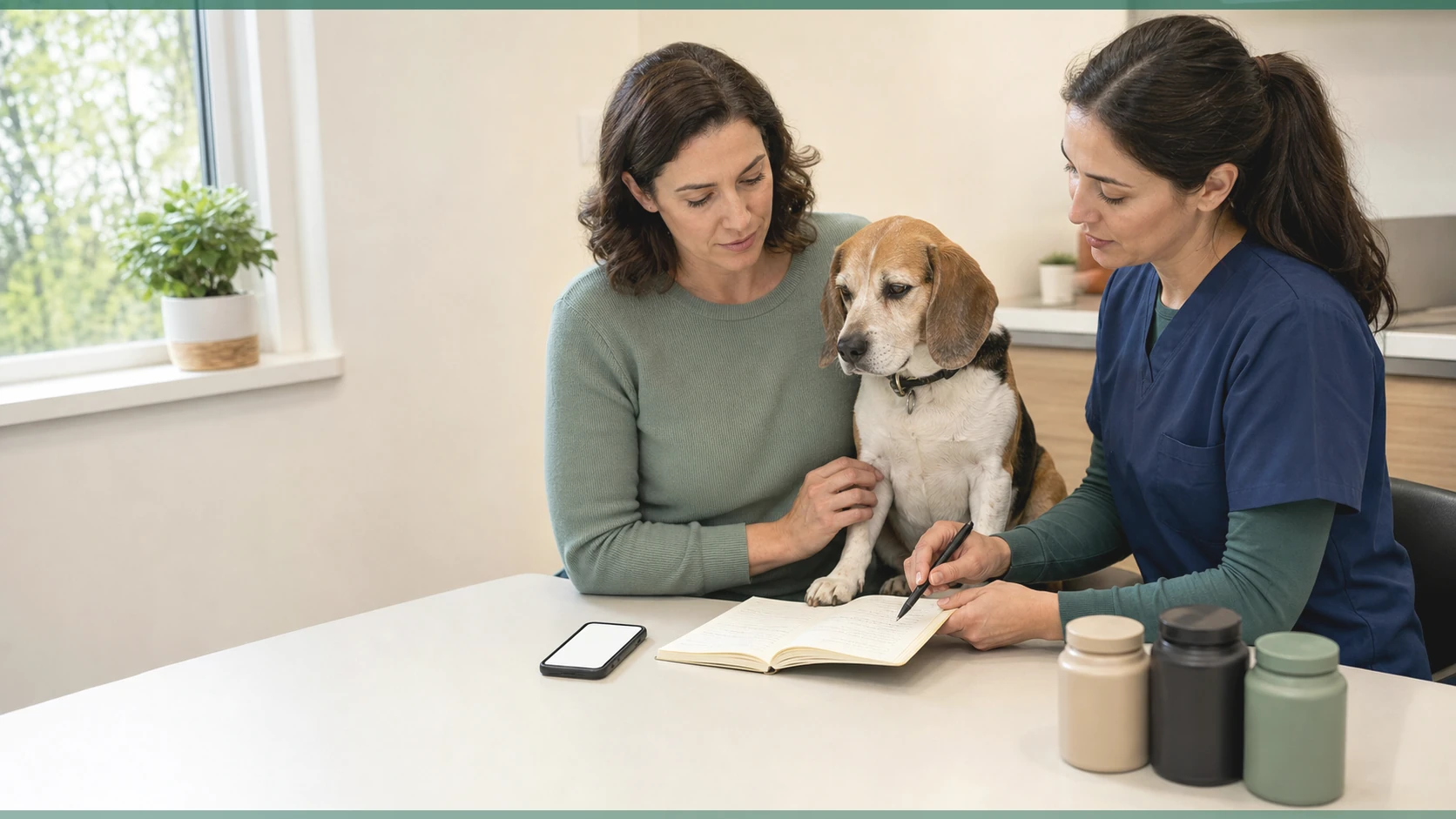 Healthy Paws Essentials scene illustrating deciding when to consider foundational wellness supplements for your dog