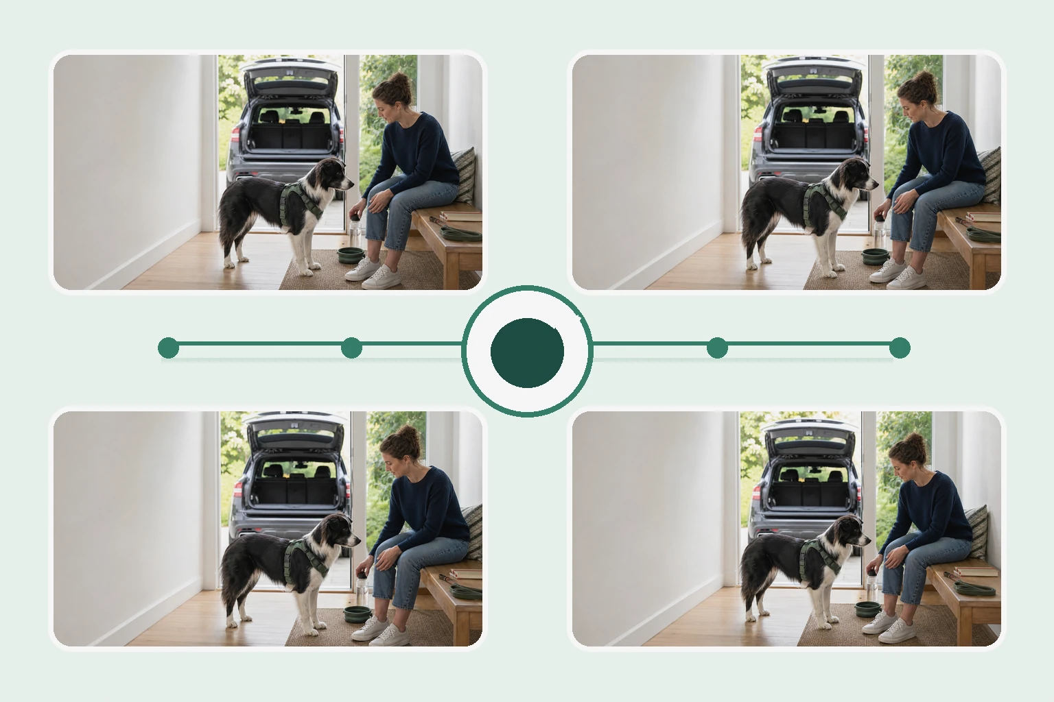 Illustrated owner guide for how to tell genuine dog wellness changes from normal day-to-day variability at home